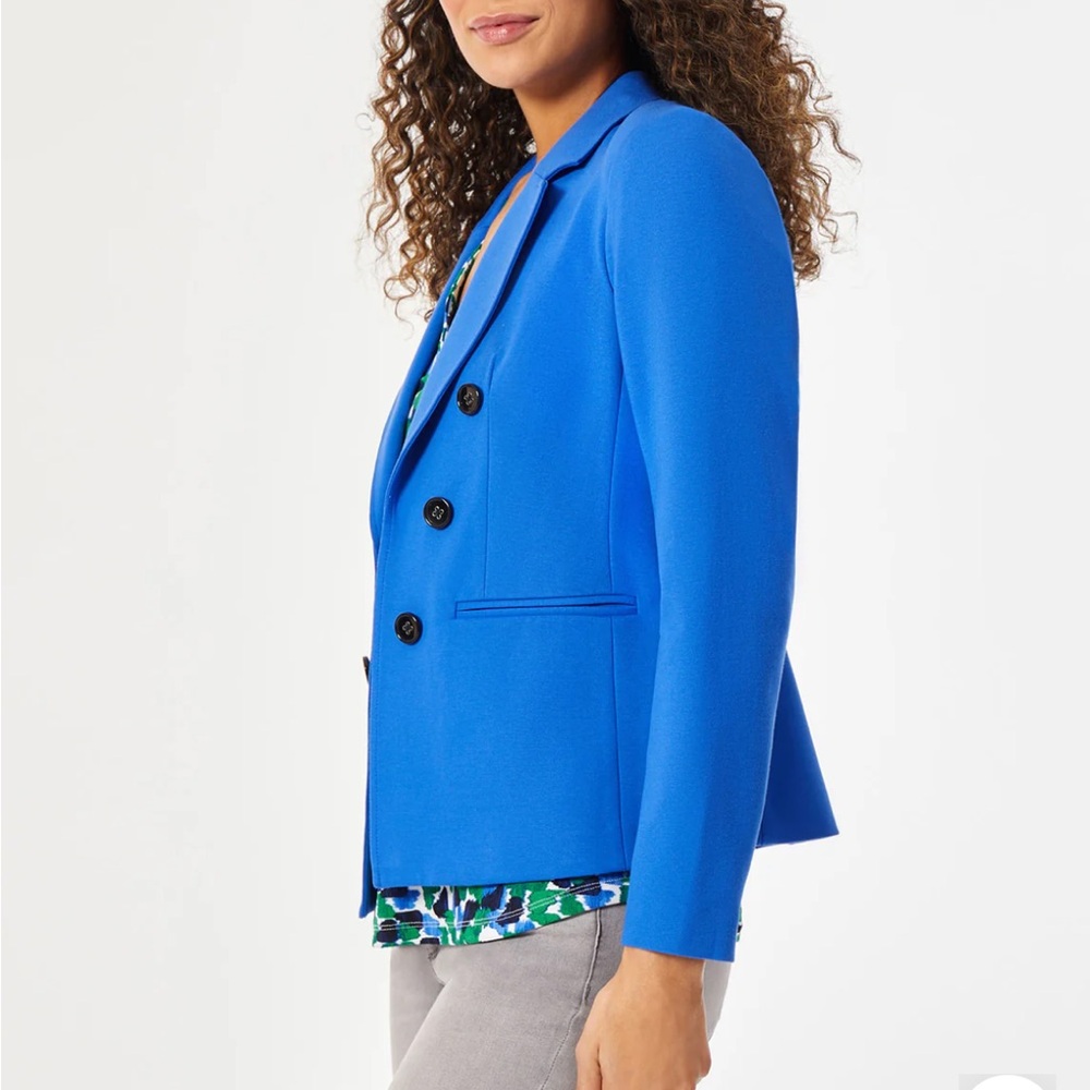 Jones NY NWT Compression Faux Double Breasted Blazer Jacket size large
